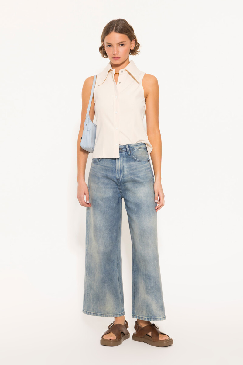 JEANS WIDE X MAGIC Azul