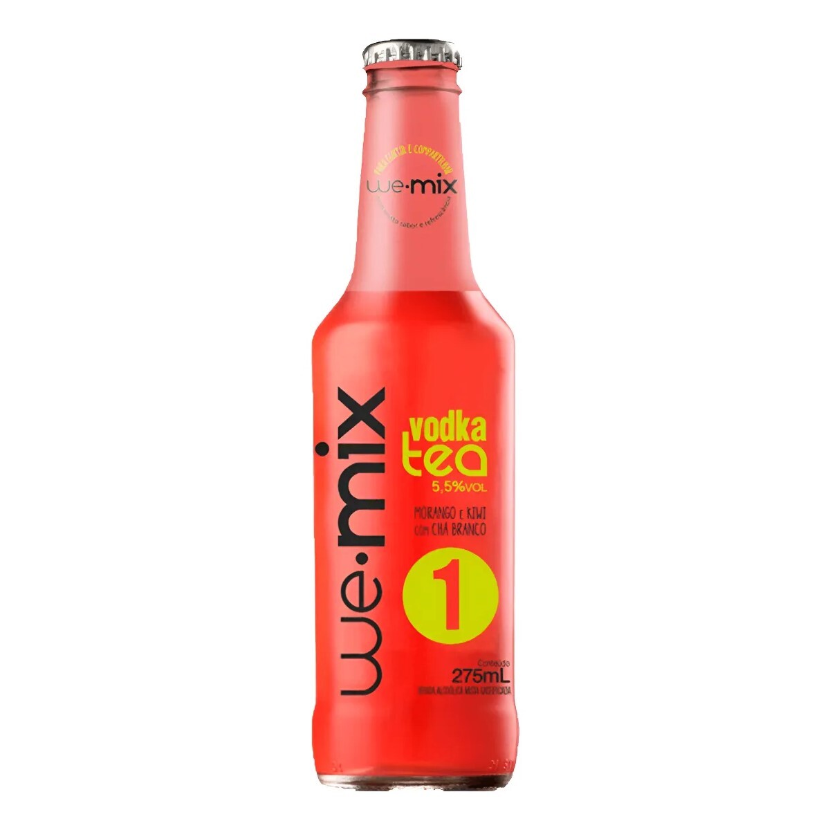 Bebida Vodka Ice Tea Wemix Frutilla y Kiwi 275ML - FRUTILLA-KIWI 