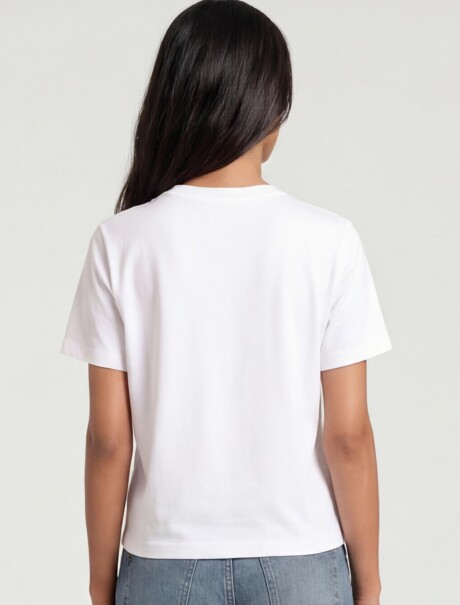 CAMISETA MANGA CORTA SUPER COTTON BLANCO