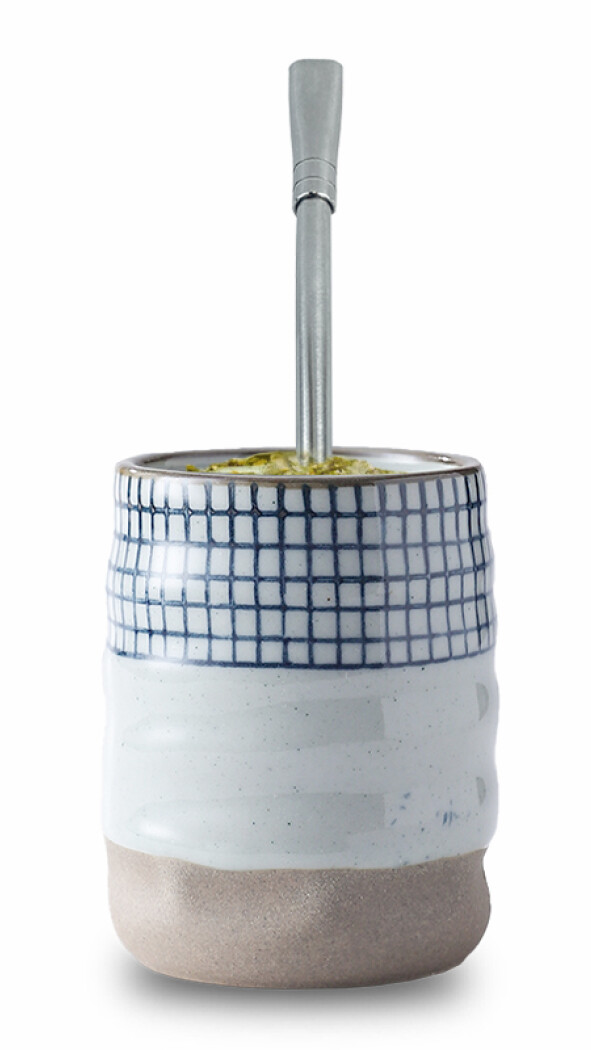 MATE ALBANIA CUADRICULADO AZUL