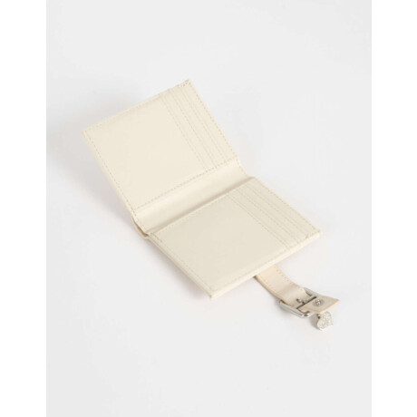 Billetera Snap Negro Blanco Crudo