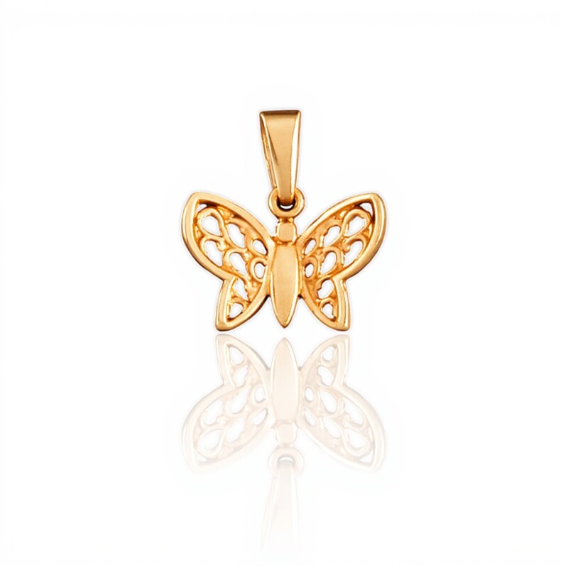 Dije Mariposa-Oro bajo-Sin piedra-CP8519 sinpiedra