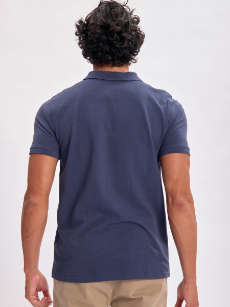 Remera polo piqué Azul Marino