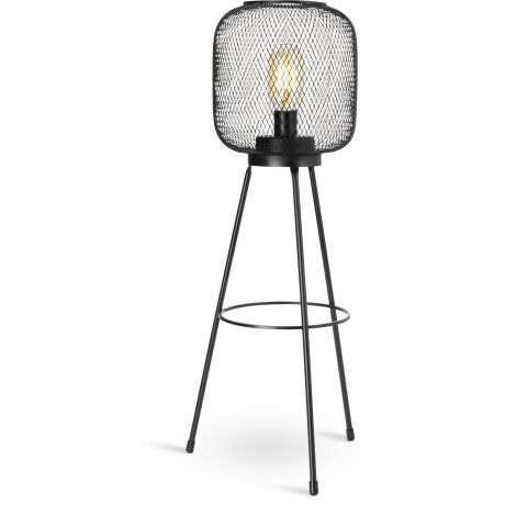 Lámpara a pilas VANNRIKSE Ø24xA59cm negr Negro
