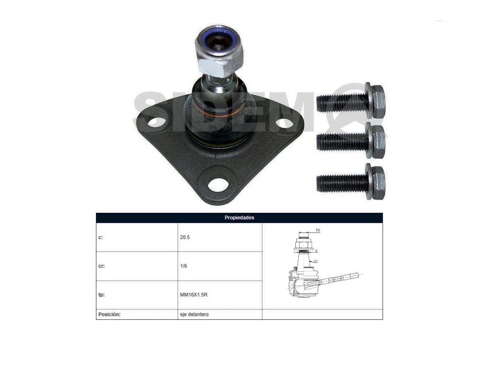 Rotula Del Fiat Ducato, Peug Boxer 06-25 Der/Izq 