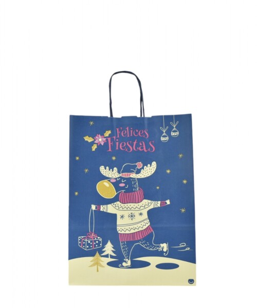 Bolsa fantasia luna 22x10x30 cm. Navidad Gift