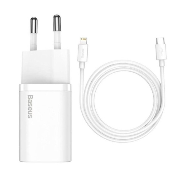 Cargador Baseus Usb-C 20W Cable Type-C / Lightning TZCCSUP-B02 Cargador Baseus Usb-C 20W Cable Type-C / Lightning TZCCSUP-B02