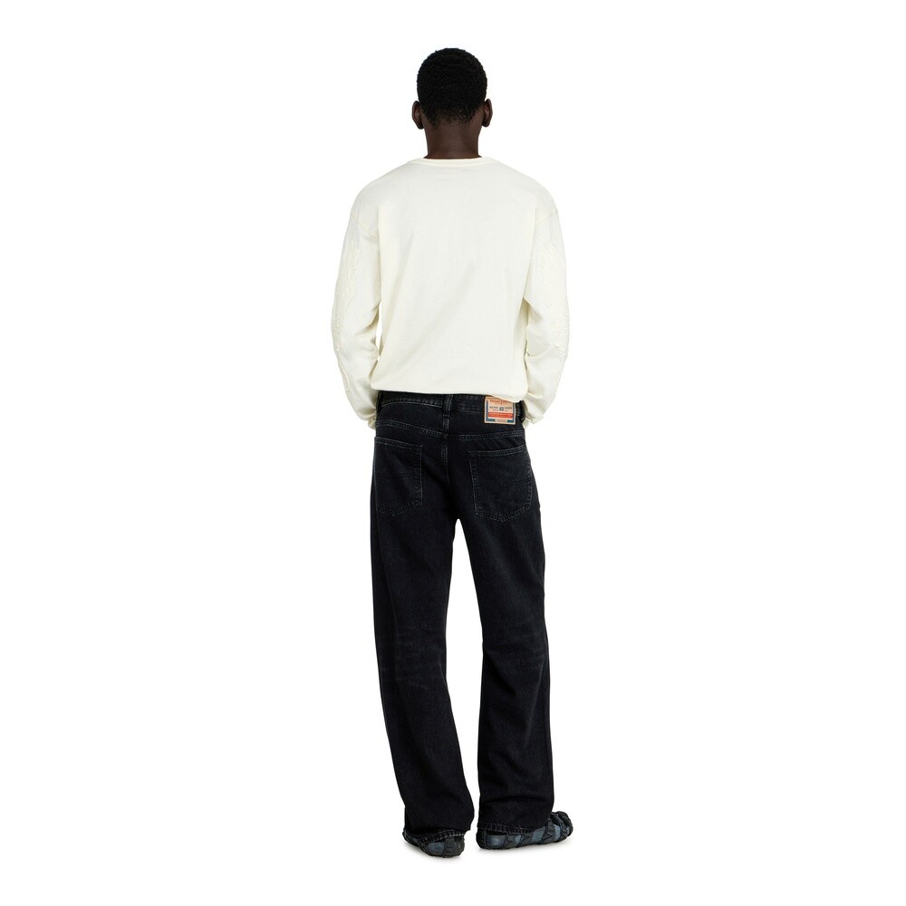 Jean Para Hombre Relaxed - 2001 D-Macro Negro/Gris Oscuro