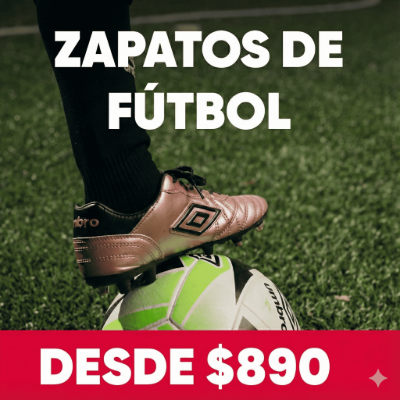 Zapatos de fútbol Umbro desde $890