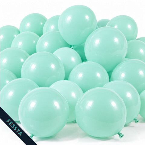 Globo Pastel x 50 Und / R12 VERDE MENTA