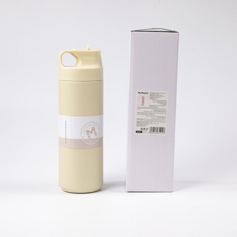 BOTELLA TÉRMICA CON SORBETE (550 ML / BLANCO) BOTELLA TÉRMICA CON SORBETE (550 ML / BLANCO)