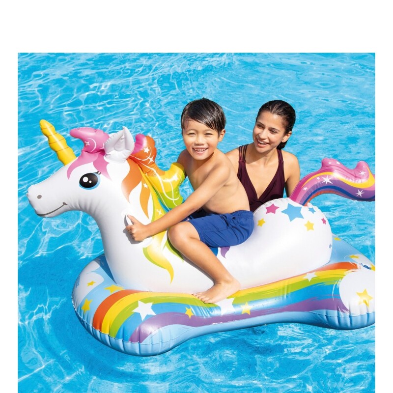 INTEX UNICORNIO MÁGICO FLOTANTE 163X86 CENTÍMETROS Intex Unicornio Mágico Flotante 163x86 Centímetros
