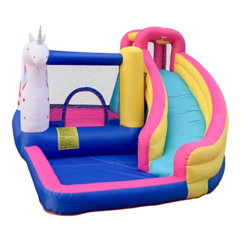 Castillo Inflable Unicornio con Tobogán Castillo Inflable Unicornio con Tobogán