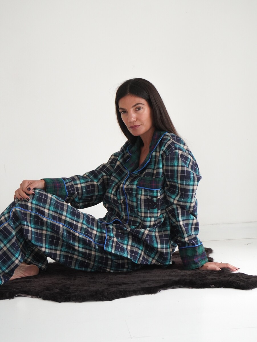 Sleepwalker Pijama Woman - Turquesa / Verde 