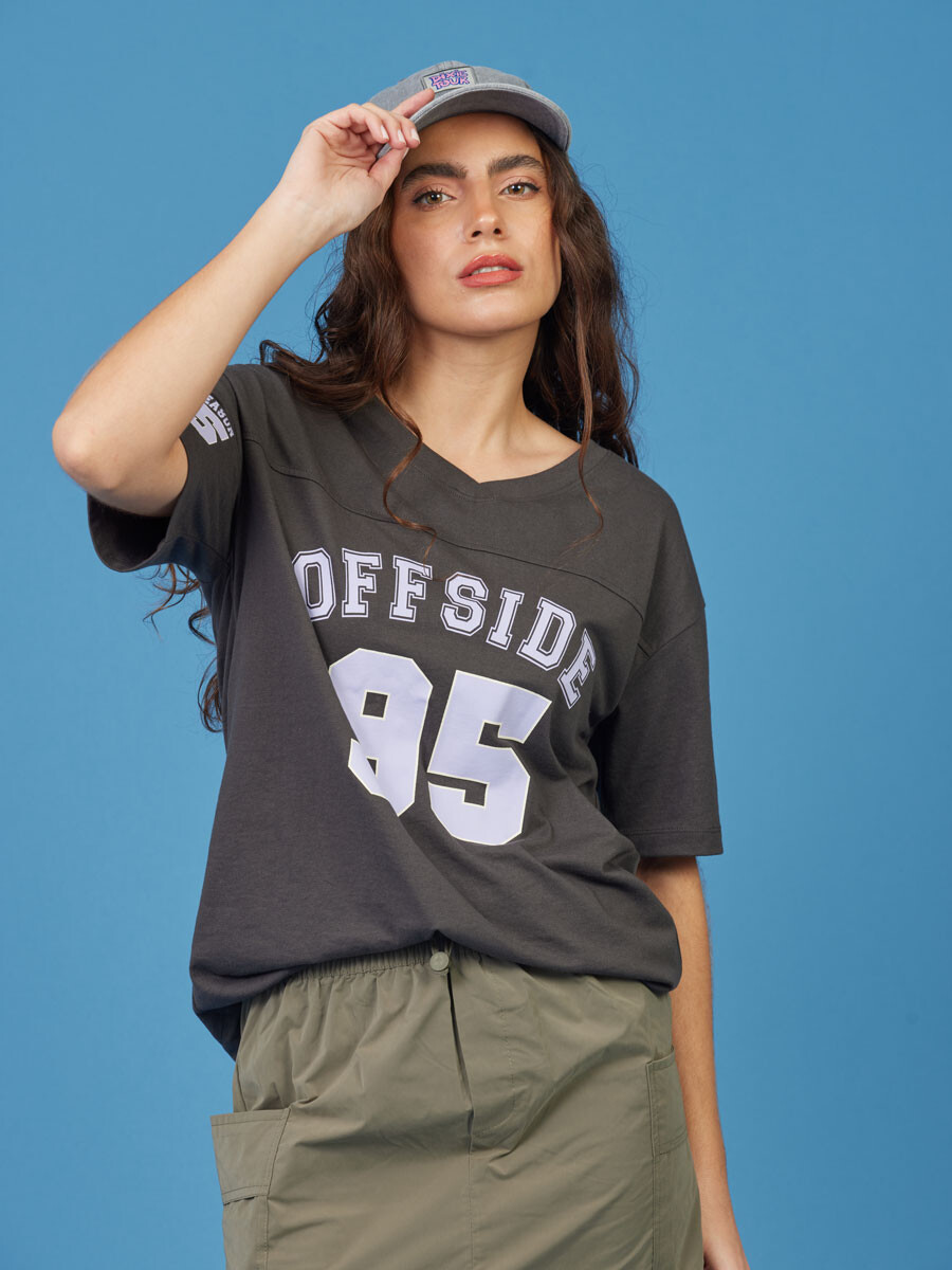 T-SHIRT ANTHEA DIXIE - Gris Oscuro 