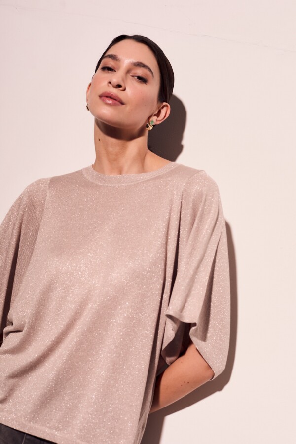 Sweater Lurex Rosa