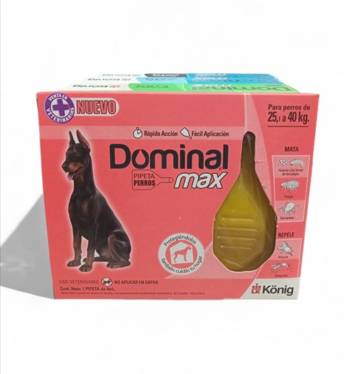 Pipeta Antipulgas Dominal 25 a 40kg 