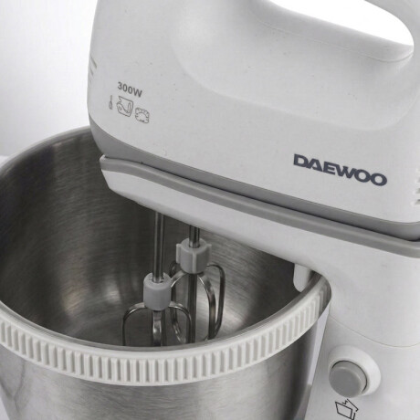 Batidora bowl acero inoxidable Daewoo | Giratorio | 5 velocidades + turbo Batidora bowl acero inoxidable Daewoo | Giratorio | 5 velocidades + turbo