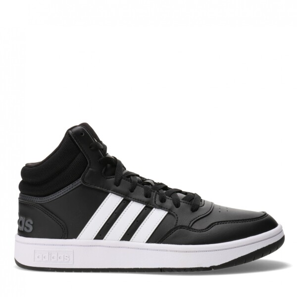 Championes de Hombre Hoops 3.0 Mid Classic Vintage Negro - Blanco