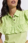 Blusa Flor Verde