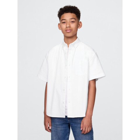 RELAXED SS OXFORD OPTIC WHITE V6