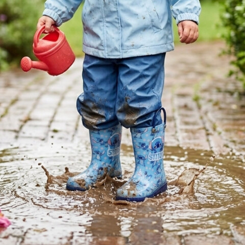 Botas de Lluvia Infantiles Stitch Talle 24 al 30 U