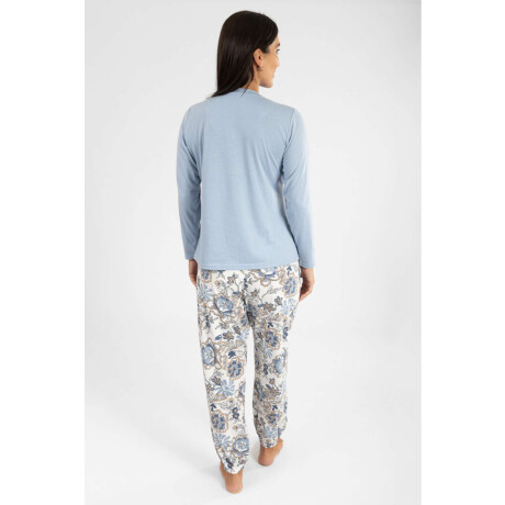 Pijama salvia Celeste