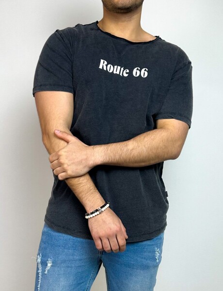 T-Shirt con logo frontal Marin Negro