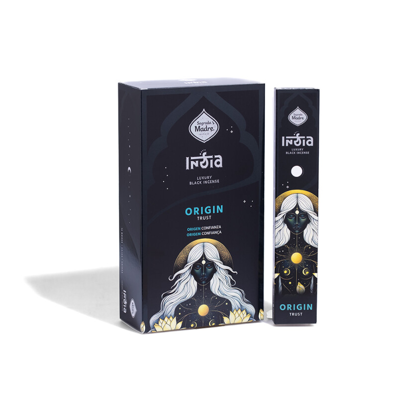 INCIENSO INDIA BLACK SAGRADA MADRE X12 Origen