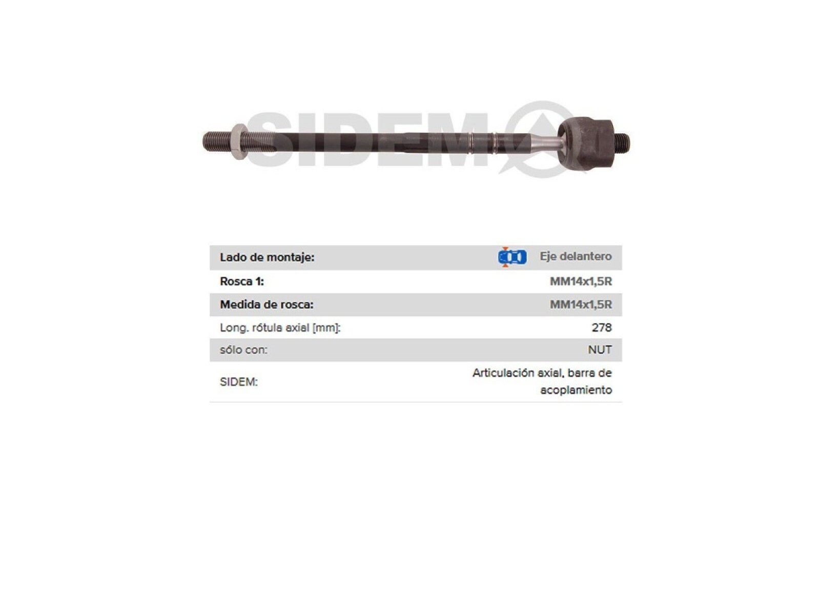 Mate Ford Fiesta/Ecosport 05-14 Der/Izq 
