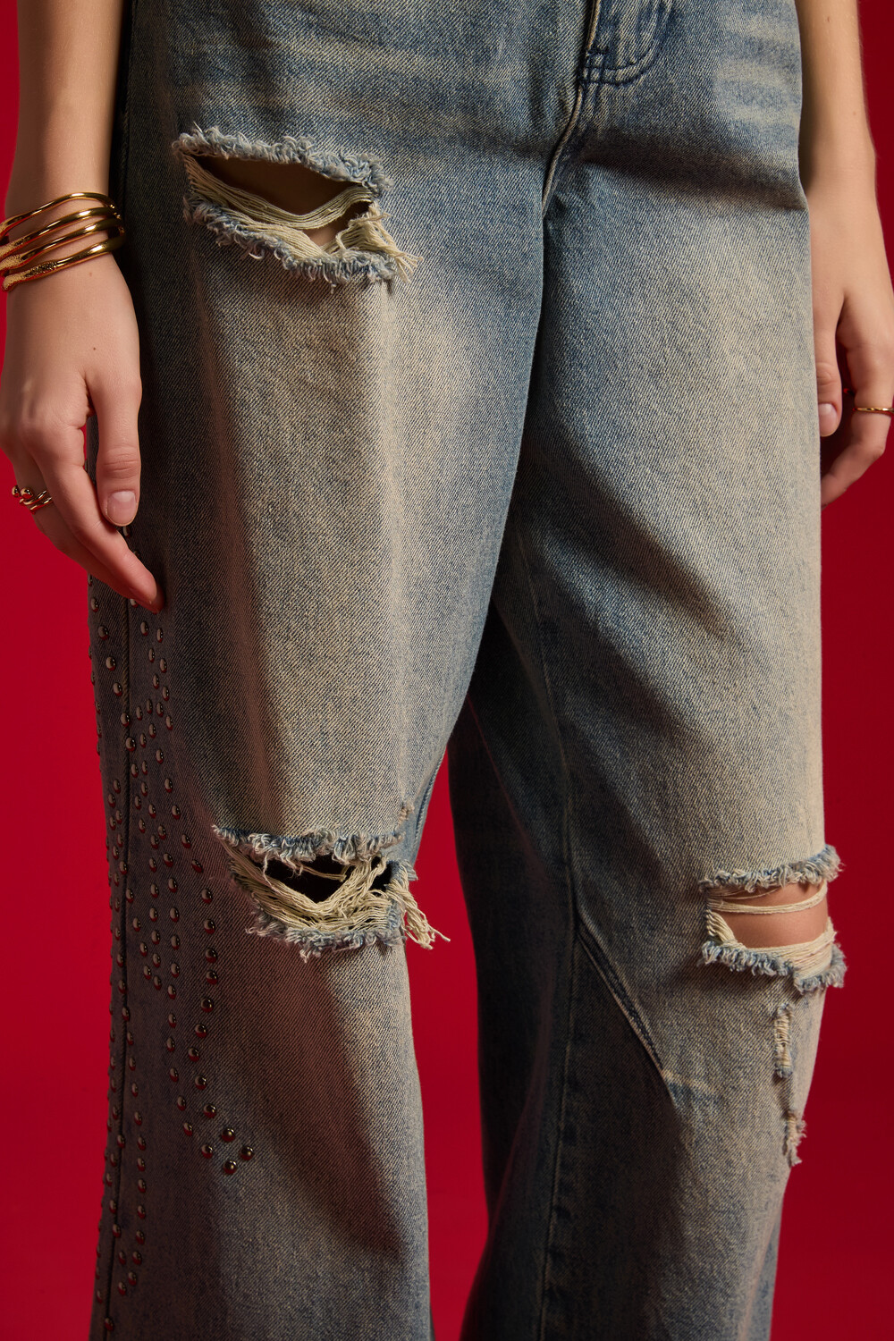 Pantalon Aery Azul Grisaceo