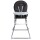 Silla de bebé para comer Bebesit Vectra con cinturón de 5 puntas Gris