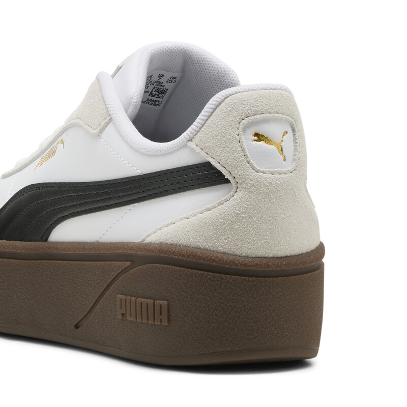 Championes Puma Club II Era Plataform Mujer 402313 01 Blanco-negro