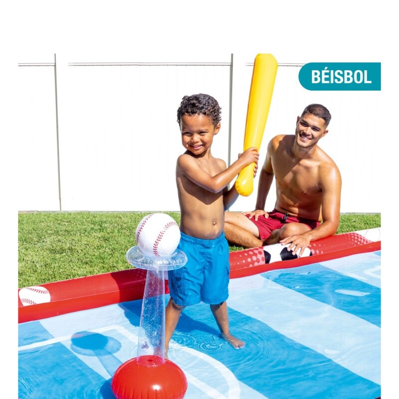 INTEX PISCINA CENTRO JUEGO INFLABLE MULTIDEPORTIVO Intex Piscina Centro Juego Inflable Multideportivo