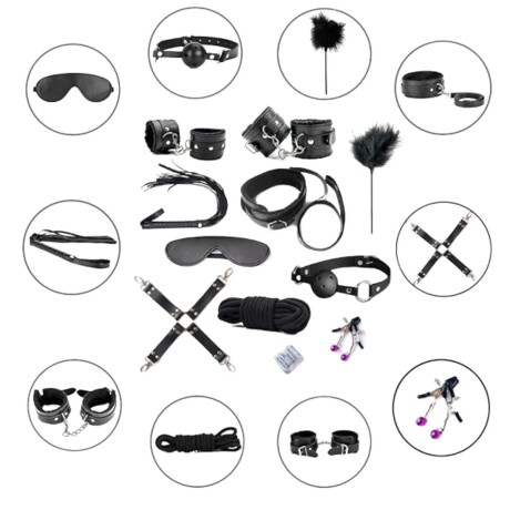 Kit Bdsm Para Parejas De 10 Piezas Kit Bdsm Para Parejas De 10 Piezas