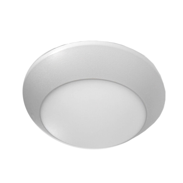Plafón LED redondo gris IP66 GX53 inc Ø200 BERTINA FL0480