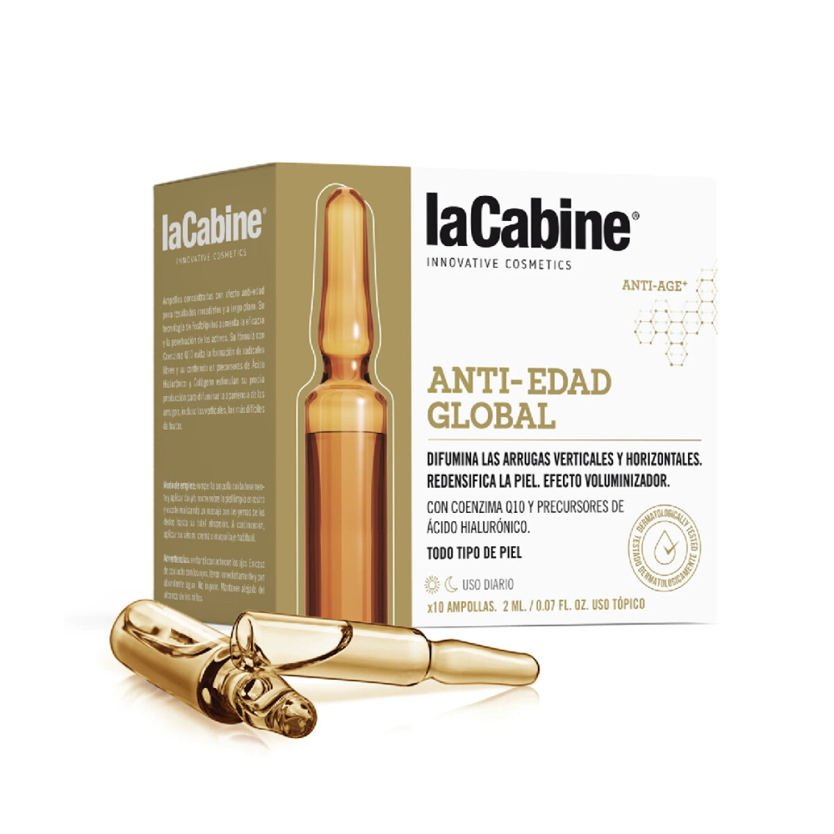 La Cabine Ampollas Antiedad 10 unidades x 2 ml. 