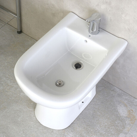 SANITARIO BIDET BARI BLANCO BRILLO LOZA SANITARIA BAÑO 000