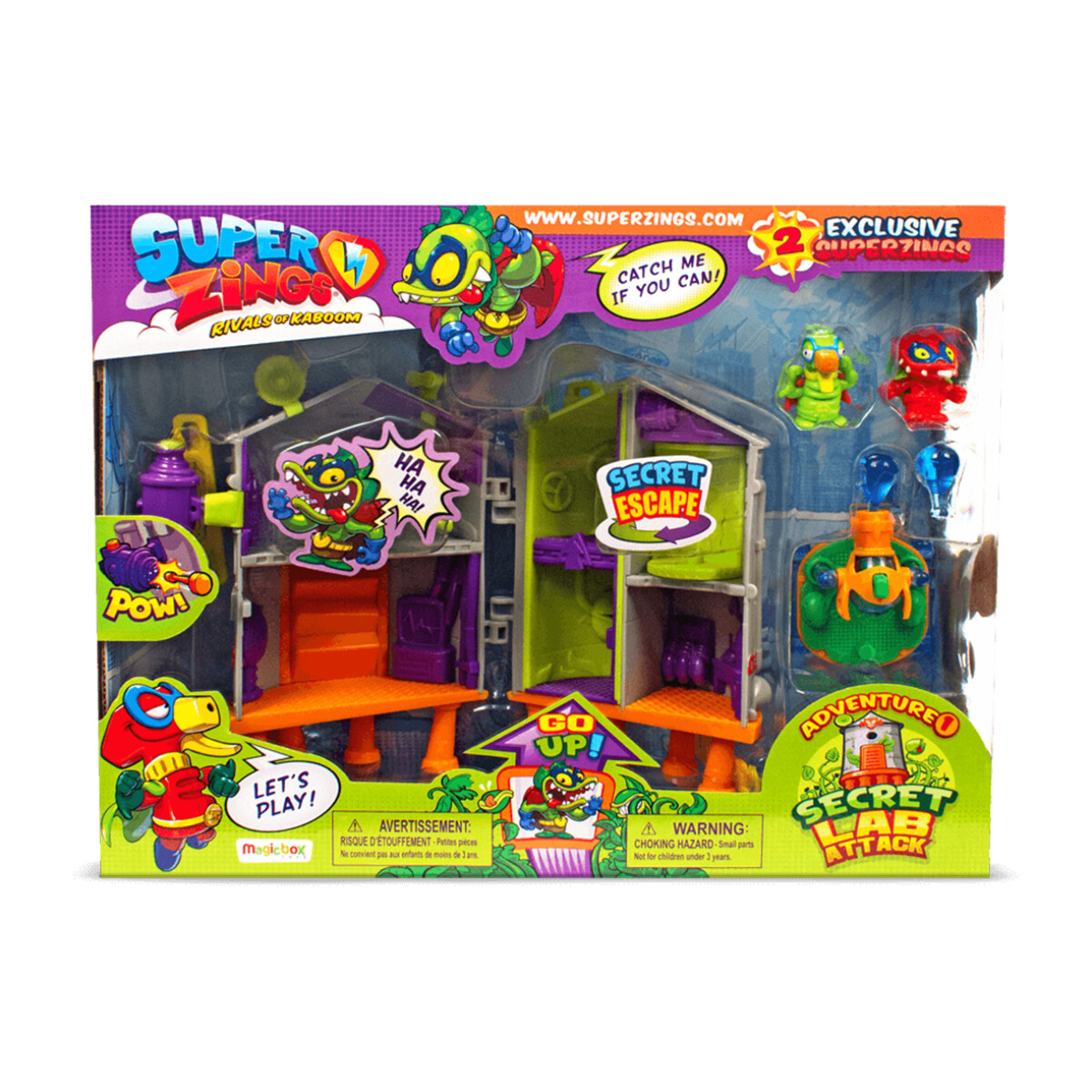 Super Zings Laboratorio Secreto 