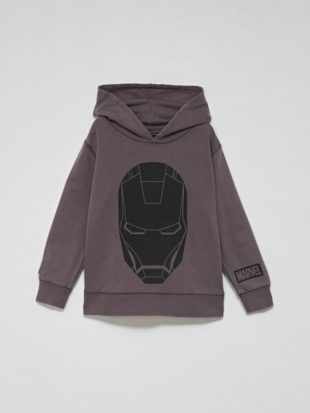 Hoodie deportivo liviano Ironman Marvel - Gris