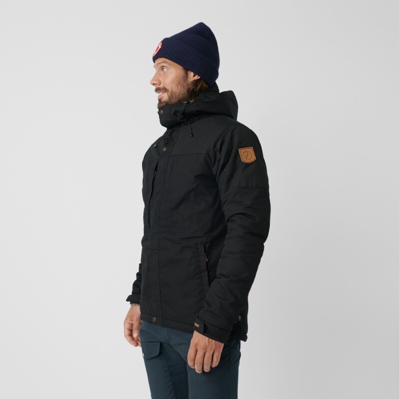 Skogsö Padded Jacket M Negro