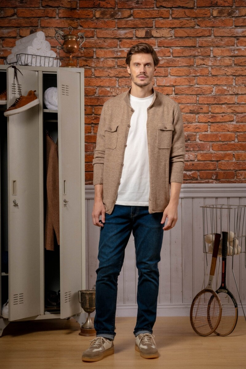 Overshirt Tomm - Beige 