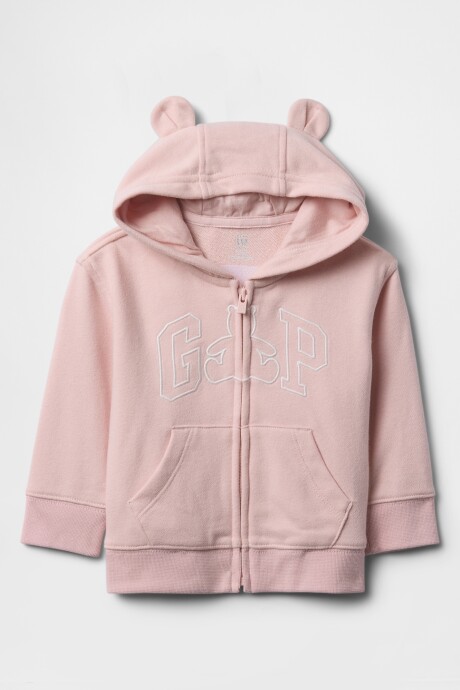 Canguro Logo Gap Sin Felpa Bebé Misty Rose