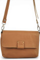 Morral con solapa chico Tostado