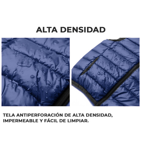 Chaleco Inflado Liviano Uzspace Niño Fácil Guardado Azul