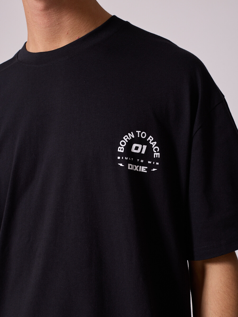T-SHIRT BETUN DIXIE Negro