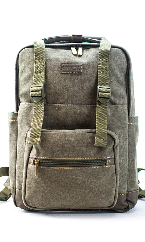 MATERA MOCHILA LANIN CANVAS OLIVA