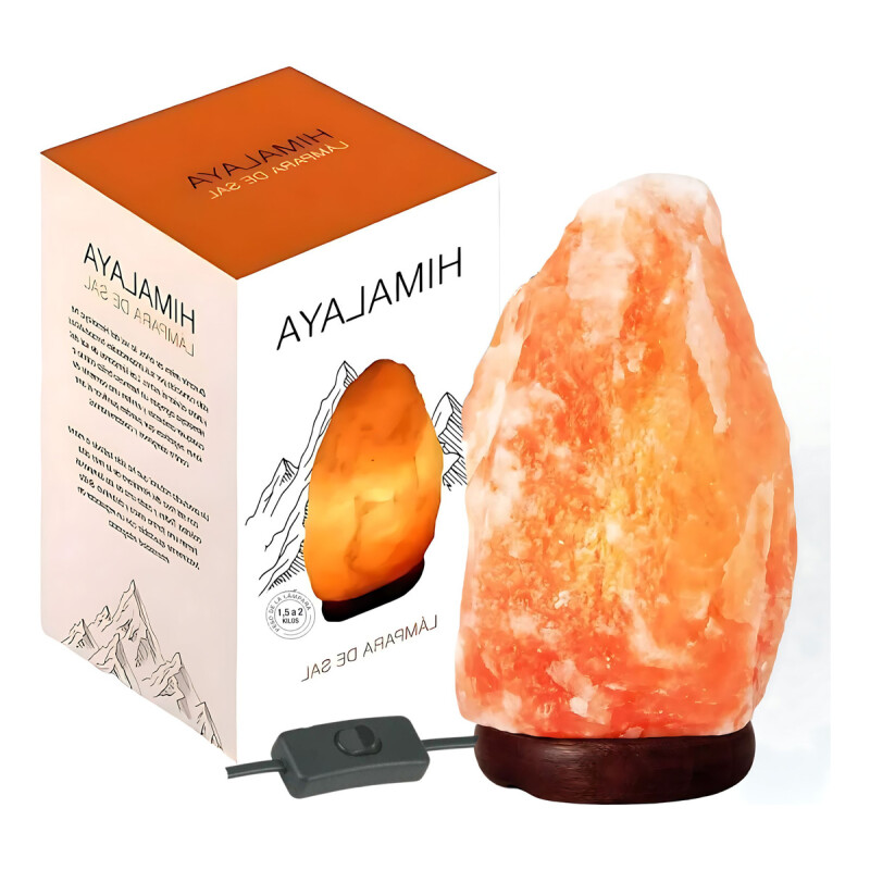Lámparas De Sal Del Himalaya Calidad 1.5 A 2kg Originales. Rustica