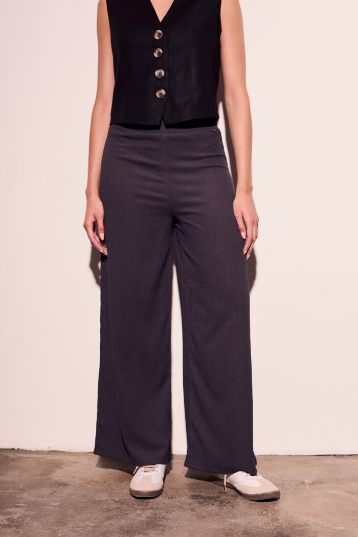 Pantalón Texturado Topo