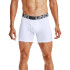 UA Charged Cotton 6in 3 Pack-RED WHT-100